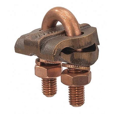 U-Bolt Ground Clamp, 1 Cond, 1/4