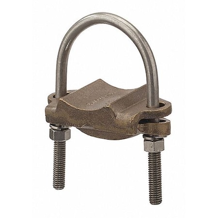 U-Bolt Clamp, 1 Cond, 2-1/2