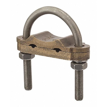 U-Bolt Clamp, 2 Cond, 2