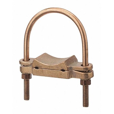 U-Bolt Clamp, 2 Cond, 3
