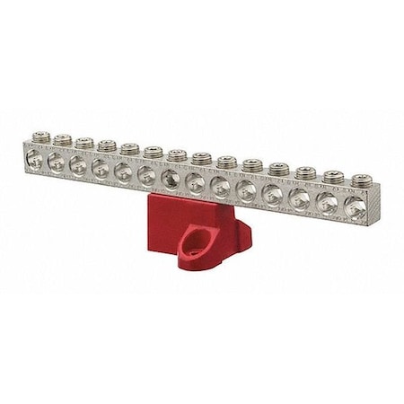 Isolated Ground Bar, Electrical Enclosures, 600V MPN:GBA20-14