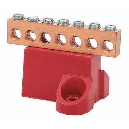 Isolated Ground Bar, Electrical Enclosures, 600V MPN:GBC2-7