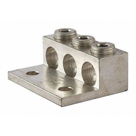 Mechanical Lug, 350 kcmil Max, 3 Conductor, 2 Hole, Aluminum MPN:3-350T2