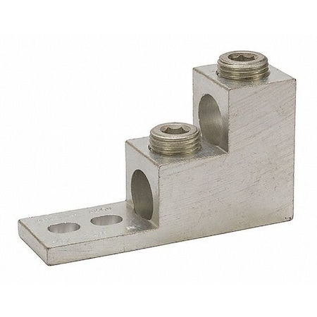 Mechanical Lug, 350 MCM Max, 2 Conductor, 2 Hole, Aluminum MPN:350T-2