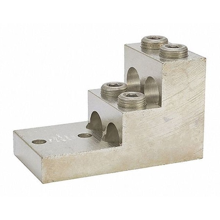 Mechanical Lug, 600 MCM Max, 4 Conductor, 2 Hole, Aluminum MPN:600T-4