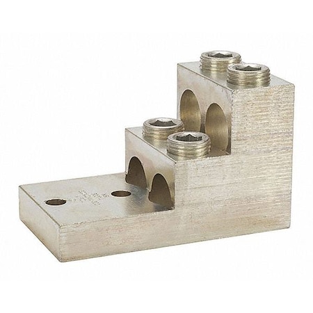 Mechanical Lug, 800 kcmil Max, 4 Conductor, 2 Hole, Aluminum MPN:800T-4