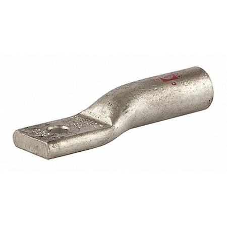 One-Hole Compression Lug, 2 AWG Max, Standard Barrel, Aluminum, Pink MPN:AL2-14