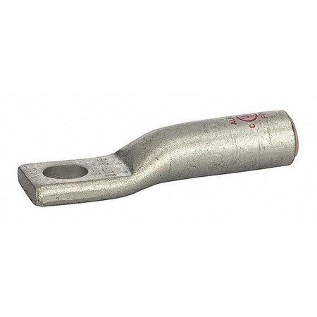 One-Hole Compression Lug, 2 AWG Max, Standard Barrel, Aluminum, Pink MPN:AL2-38