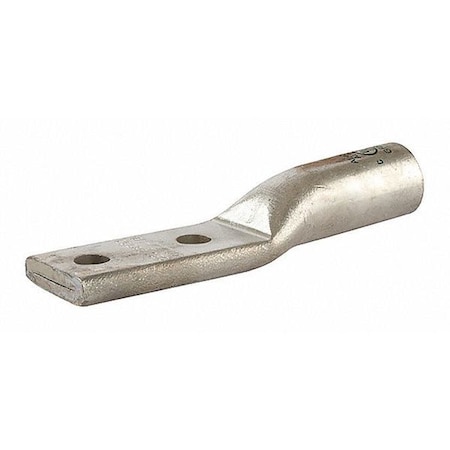 Two-Hole Compression Lug, 400 kcmil Max, 1 to 2 in Stud, Standard Barrel, Aluminum, Green MPN:AL400N