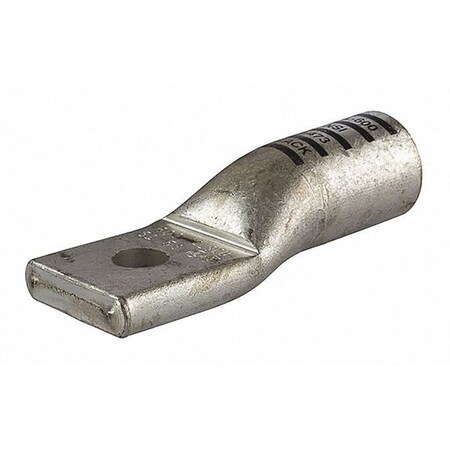 One-Hole Compression Lug, 600 MCM Max, 1 to 2 in Stud, Standard Barrel, Aluminum, Black MPN:AL600-48