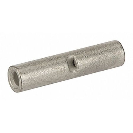 Butt Splice Wire Connector, 18 AWG Max, Silver, None Insulation, 600 V MPN:B22