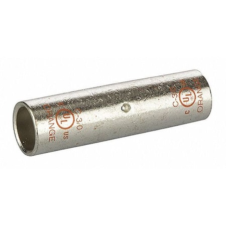 Splice Wire Connector, 3/0 AWG Max, Orange, None Insulation, 600 V MPN:C-3/0