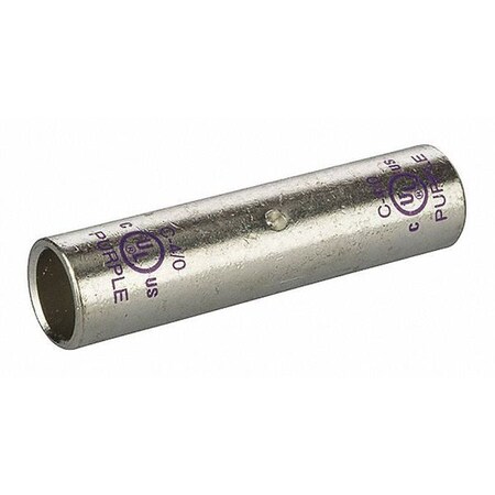 Splice Wire Connector, 4/0 AWG Max, Purple, None Insulation, 600 V MPN:C-4/0
