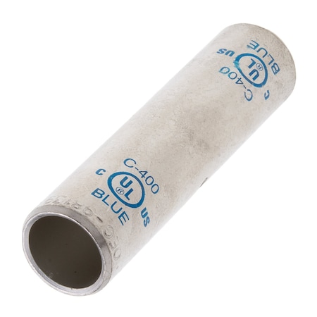 Splice Wire Connector, 400 MCM Max, Blue, None Insulation, 600 V, 290 A MPN:C-400