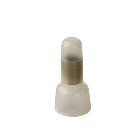 Twist-On Wire Connector, 14 AWG Max, Clear, Nylon Insulation, 300 V MPN:C16-N