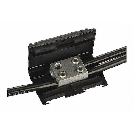 Wire Connector Kit, 2 AWG Max, 4 Port, Black, 1, 000 V MPN:ESGTS-2