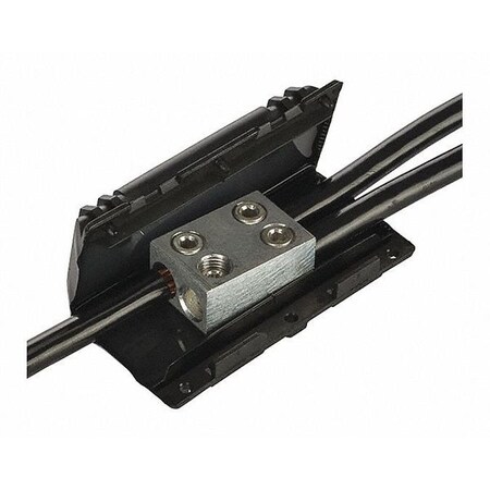 Wire Connector Kit, 2/0 AWG Max, 4 Port, Black, 1, 000 V MPN:ESGTS-2/0