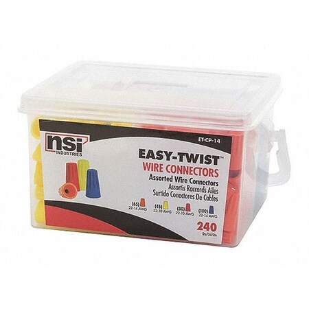 Wire Connector, Multicolored, Thermoplastic Insulation, 600 V MPN:ET-CP-14