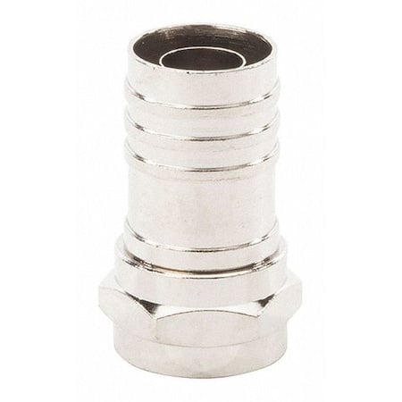 Crimp On F Connector, For RG6-U Cable MPN:FC6C