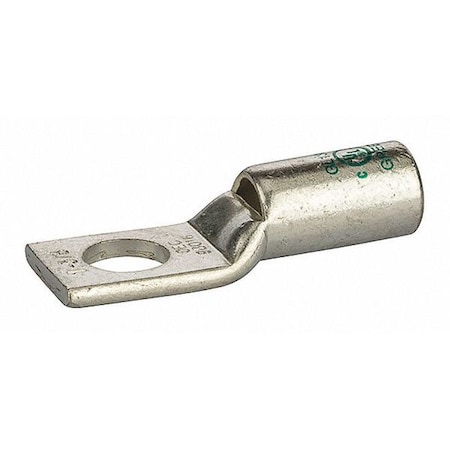 One-Hole Compression Lug, 1 AWG Max, Short Barrel, Copper, Green MPN:GL138