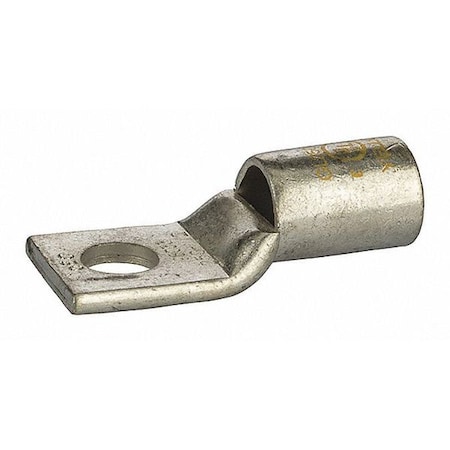 One-Hole Compression Lug, 250 MCM Max, 1 to 2 in Stud, Short Barrel, Copper, Yellow MPN:GL25048
