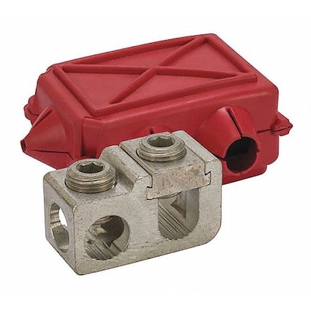 Splice Wire Connector, 1/0 AWG Max, Red, 600 V MPN:GP-250WC