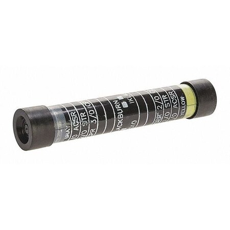 Crimp Wire Connector, Gray, Yellow, Aluminum Insulation, 600 V MPN:ISE146