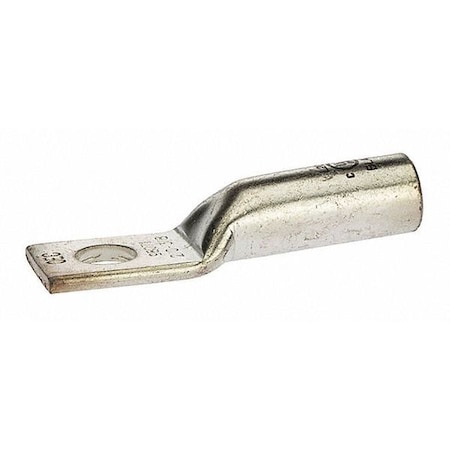 One-Hole Compression Lug, 2/0 AWG Max, Long Barrel, Copper, Black MPN:L2038