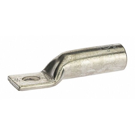 One-Hole Compression Lug, 300 MCM Max, 1 to 2 in Stud, Long Barrel, Copper, White MPN:L30048
