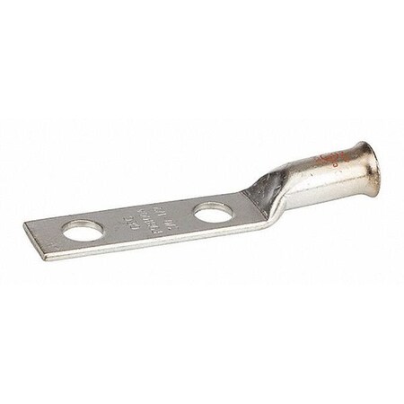 Two-Hole Compression Lug, 3/0 AWG Max, 1 to 2 in Stud, Long Barrel, Copper, Orange MPN:L30NB