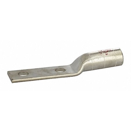 Two-Hole Compression Lug, 350 MCM Max, 1 to 2 in Stud, Long Barrel, Copper, Red MPN:L350N