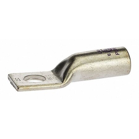 One-Hole Compression Lug, 4/0 AWG Max, 1 to 2 in Stud, Long Barrel, Copper, Purple MPN:L4048
