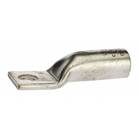 One-Hole Compression Lug, 500 MCM Max, Long Barrel, Copper, Brown MPN:L50058