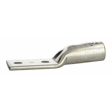 Two-Hole Compression Lug, 750 MCM Max, 1 to 2 in Stud, Long Barrel, Copper, Black MPN:L750N