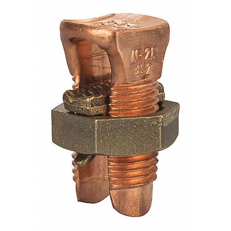 Split Bolt, Copper, 2 AWG, 3 Wire MPN:N-2L