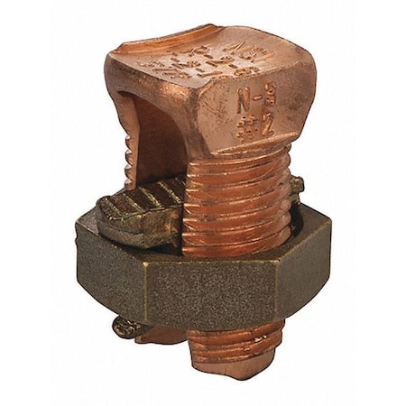 Split Bolt, Copper, 3 AWG MPN:N-3