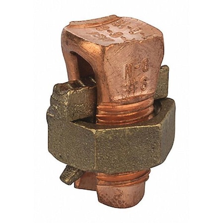 Copper Split Bolt, 6 AWG MPN:N-6