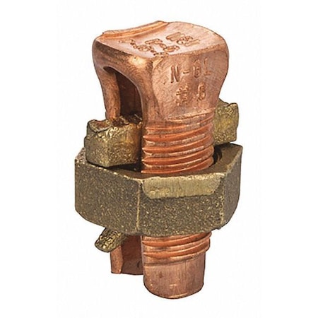 Split Bolt, Copper, 6 AWG, 3 Wire MPN:N-6L