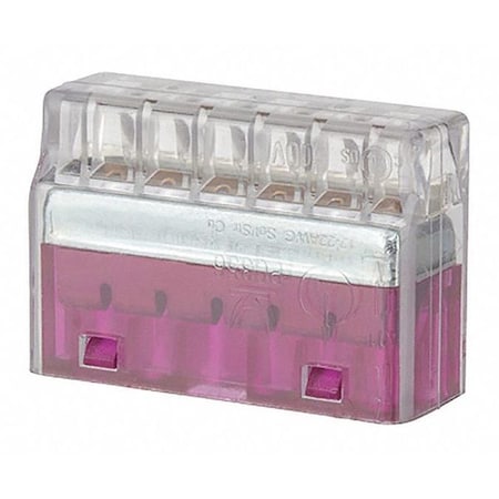 Wire Connector, 12 AWG Max, Purple, Polycarbonate Insulation, 600 V MPN:PIWC-6-C