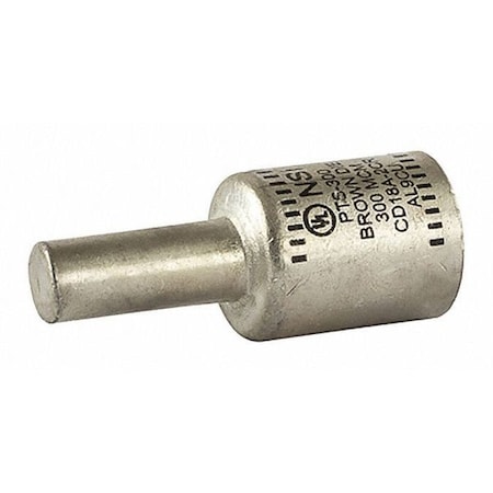 Pin Terminal, 300 MCM, 600 V, Plastisol Cover Insulated, Brown MPN:PTS300