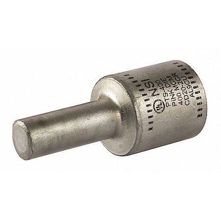 Pin Terminal, 400 MCM, 600 V, Plastisol Cover Insulated, Pink MPN:PTS400