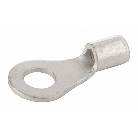 Ring Terminal, #8 Stud Size, 14 AWG, 600 V, Bare Insulated, Bare MPN:R16-8