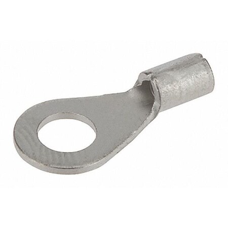 Ring Terminal, #8 Stud Size, 18 AWG, 600 V, Bare Insulated, Bare MPN:R22-8
