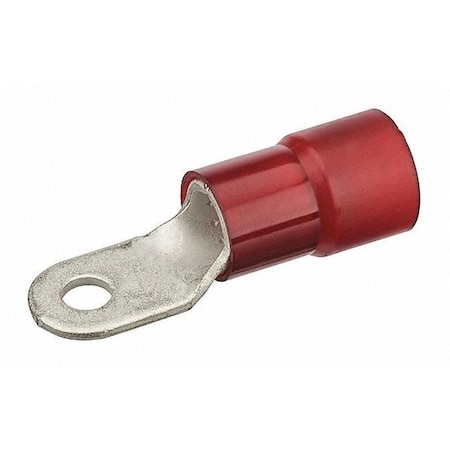 Ring Terminal, #8 Stud Size, 18 AWG, 600 V, Nylon Insulated, Red MPN:R22-8N