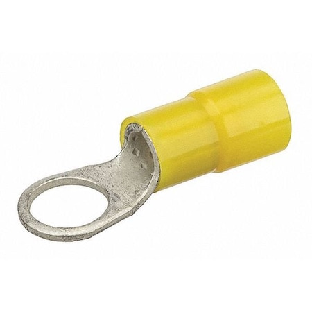Ring Terminal, 1/2 in Stud Size, 4 AWG, 600 V, Nylon Insulated, Red MPN:R4-50N
