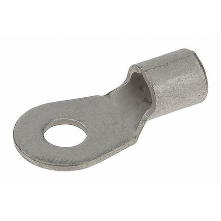 Ring Terminal, 1/4 in Stud Size, 6 AWG, 600 V, Bare Insulated, Bare MPN:R6-14