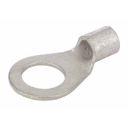 Ring Terminal, 1/2 in Stud Size, 6 AWG, 600 V, Bare Insulated, Bare MPN:R6-50