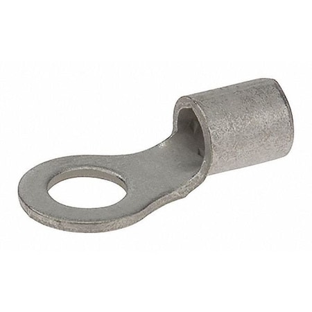 Ring Terminal, 1/4 in Stud Size, 8 AWG, 600 V, Bare Insulated, Bare MPN:R8-14
