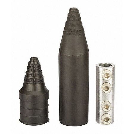 Wire Connector Kit, 2/0 AWG Max, Black, EPDM Rubber Insulation, 600 V MPN:RSK-500