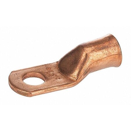 One-Hole Compression Lug, 2/0 AWG Max, Standard Barrel, Copper, None MPN:S-7
